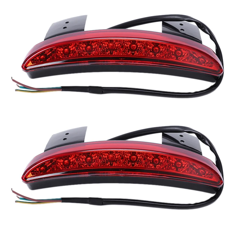 

2X Rear Fender For Davidson Sportster XL 883 Red