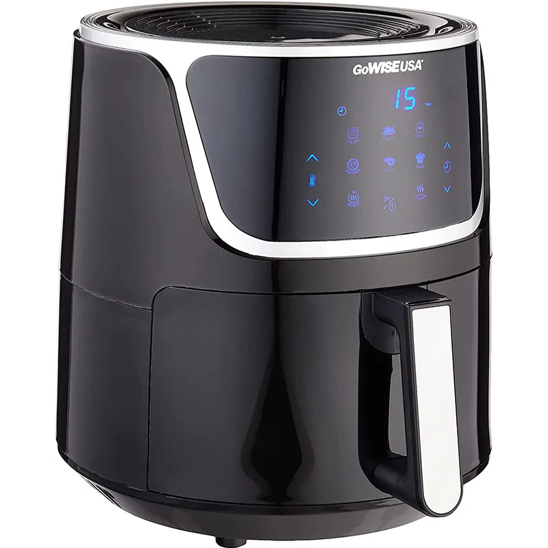 

GW22956 7-Quart Electric Air Fryer with Dehydrator & 3 Stackable Racks, Led Digital Touchscreen with 8 Functions + Recipes