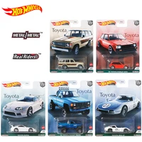 original hot wheels premium car culture diecast 164 toyota supra toyota 2000 gt kids boys toys for children birthday gift