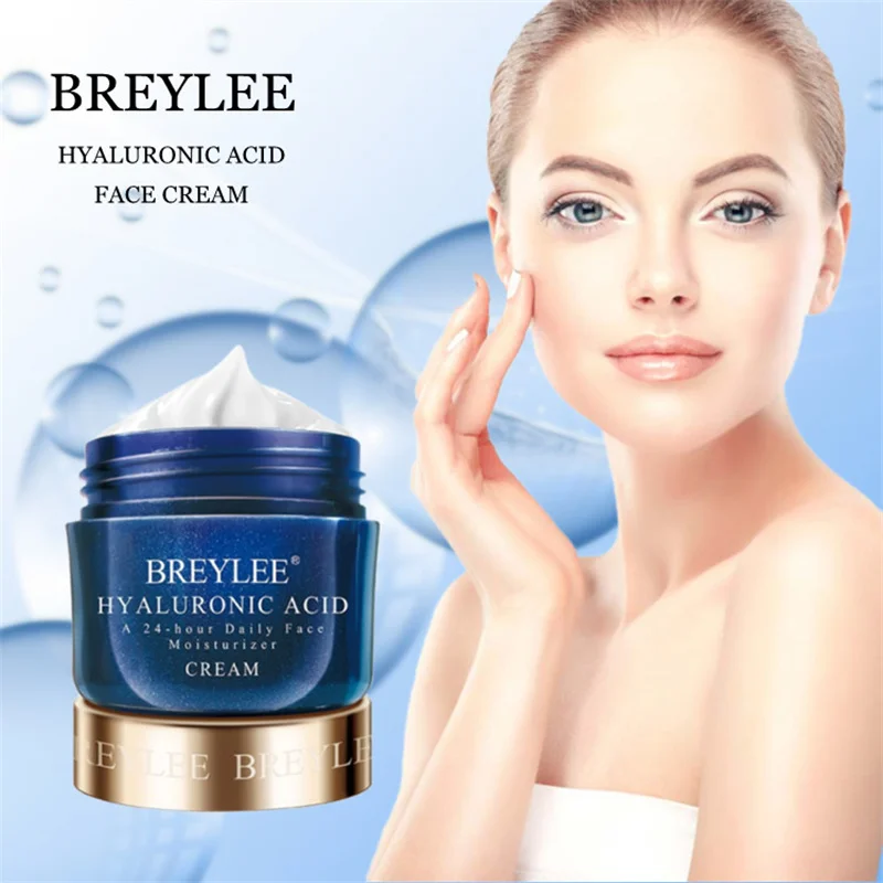 

BREYLEE Hyaluronic Acid Moisturizer Face Cream 24 Hours Daily Moisturizing Whitening Skin Hydration for Dry Skin 40g