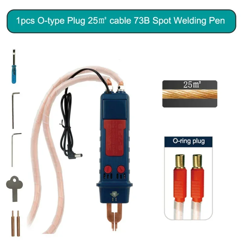 

Ручка для точечной сварки SUNKKO 73B, ручка для самостоятельной сборки электрической батареи Car18650, ручка для точечной сварки с переключателем, все в одном, портативная