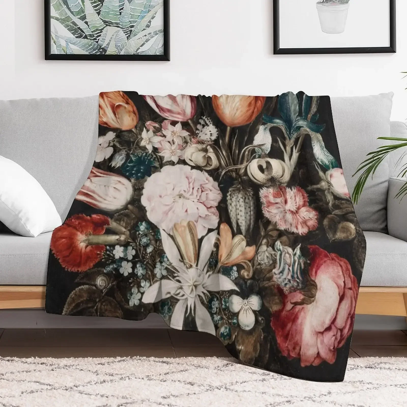 Одеяло с цветами в стакане (1606) от ambrodc Bosschaert постельное белье аниме одеяла