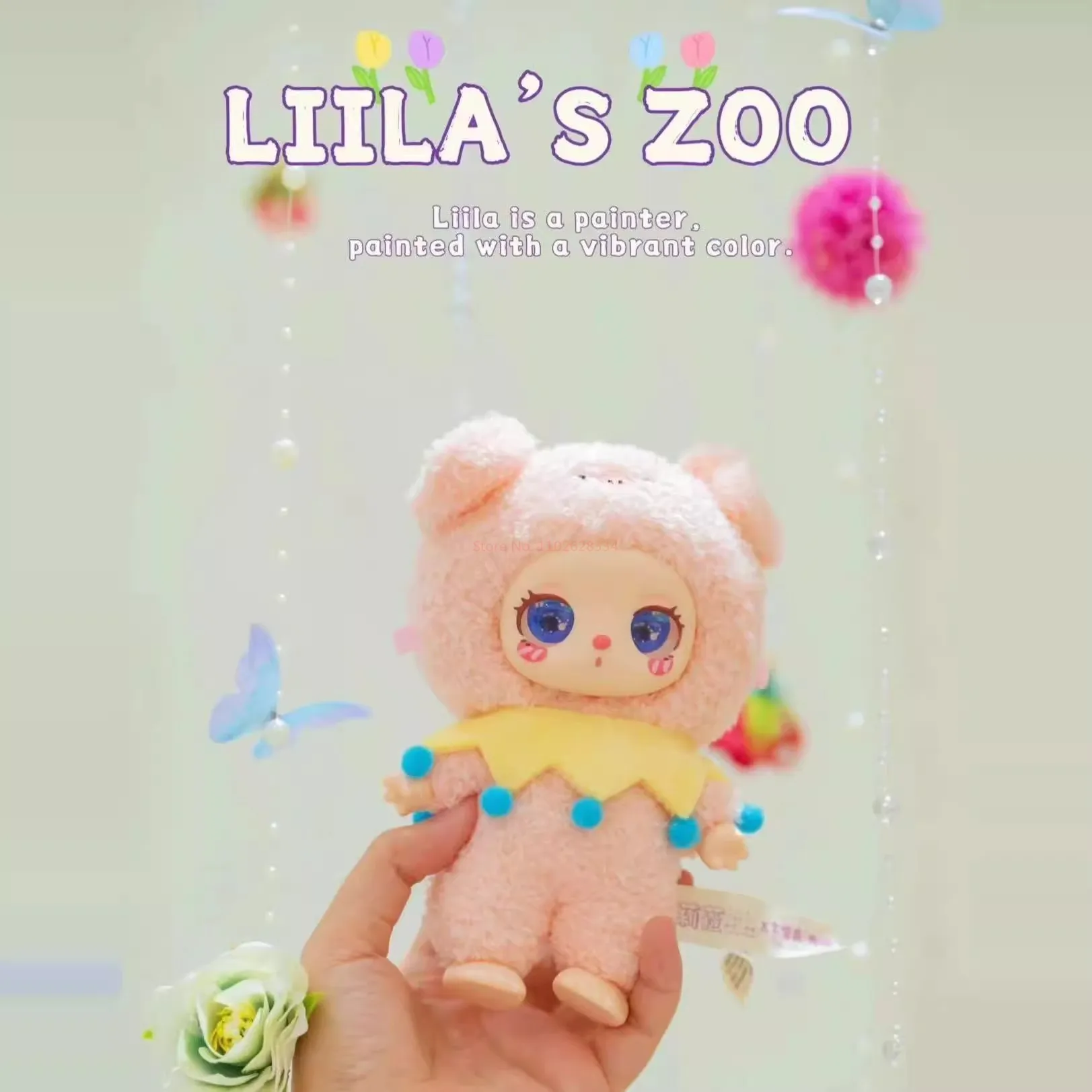 The Second Generation Lucky Cat Plush Blind Box Liila Zoo Trendy Toy Cartoon Mystery Kawaii Doll Ornaments Children