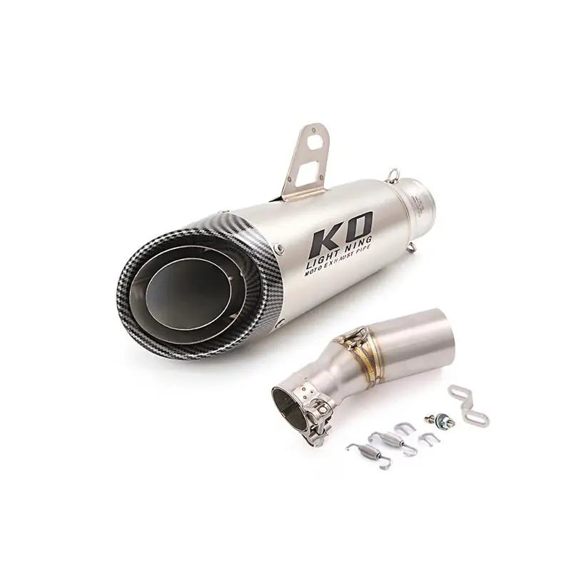 Глушитель выхлопной трубы со съемным глушителем дБ для Kawasaki Versys 250 Versys300 все годы