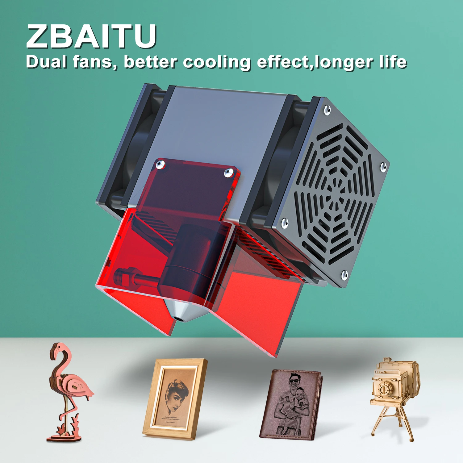 

20W Laser Head Module with Air Assist for CNC Laser Engraver Cutter Machine Blue Laser Head for DIY Laser Engraver Tools 3D