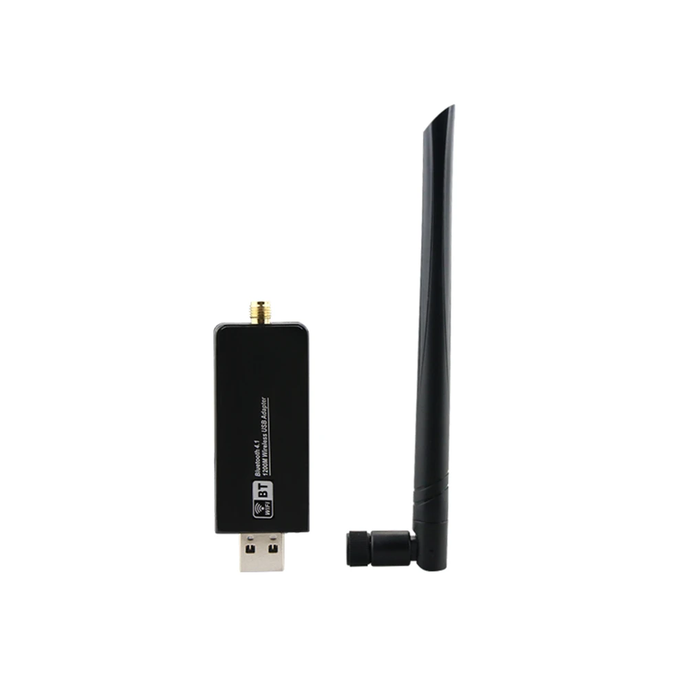 

Wireless WiFi BT Adapter, USB WiFi Network Adapter for Desktop/Laptop/pc, Compatible with Windows 7/8/8.1/10/XP/Vista 1200M