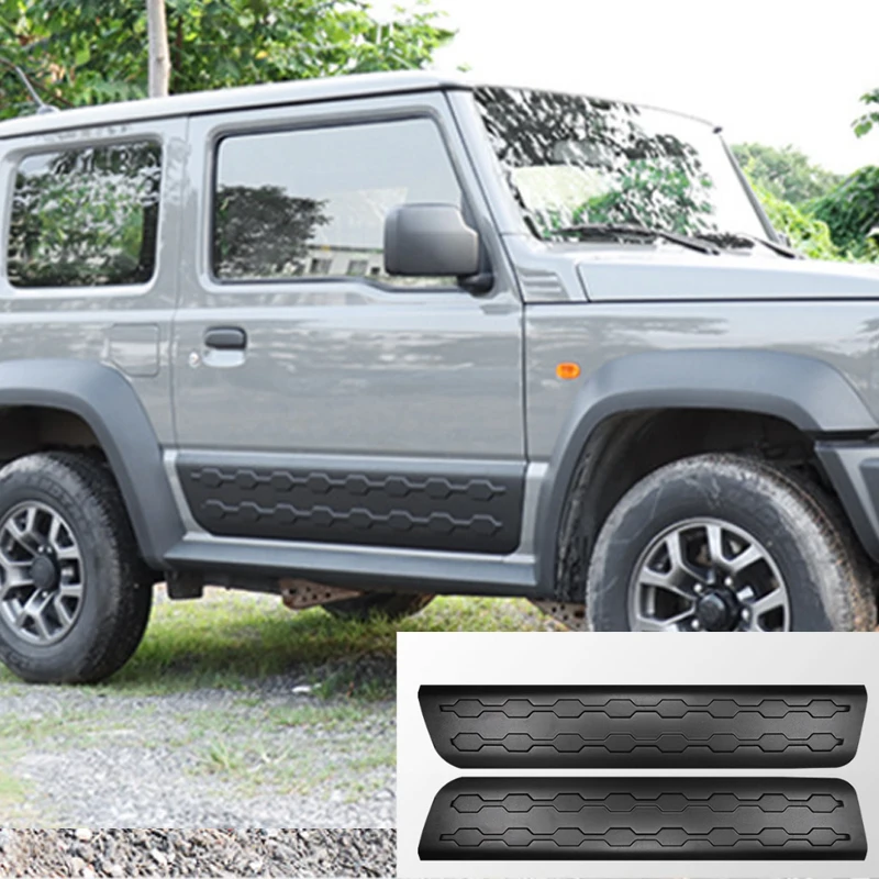 

Корпус Наружная Боковая дверь защитная накладка полоса крышка для Suzuki Jimny JB64 JB74 2019-2023 аксессуары ABS Refits