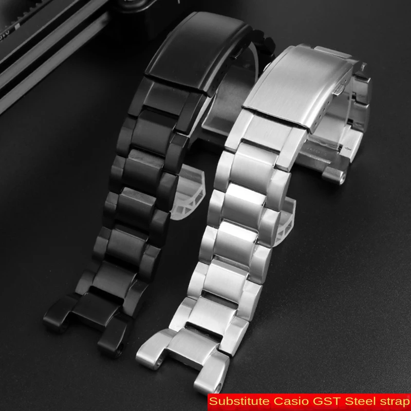 

For Casio G-Shock Watch Band GST-210 GST-W300 GST-400G GST-B100 S100D/S110D/W110 Metal Strap Stainless Steel Watch band Bracelet