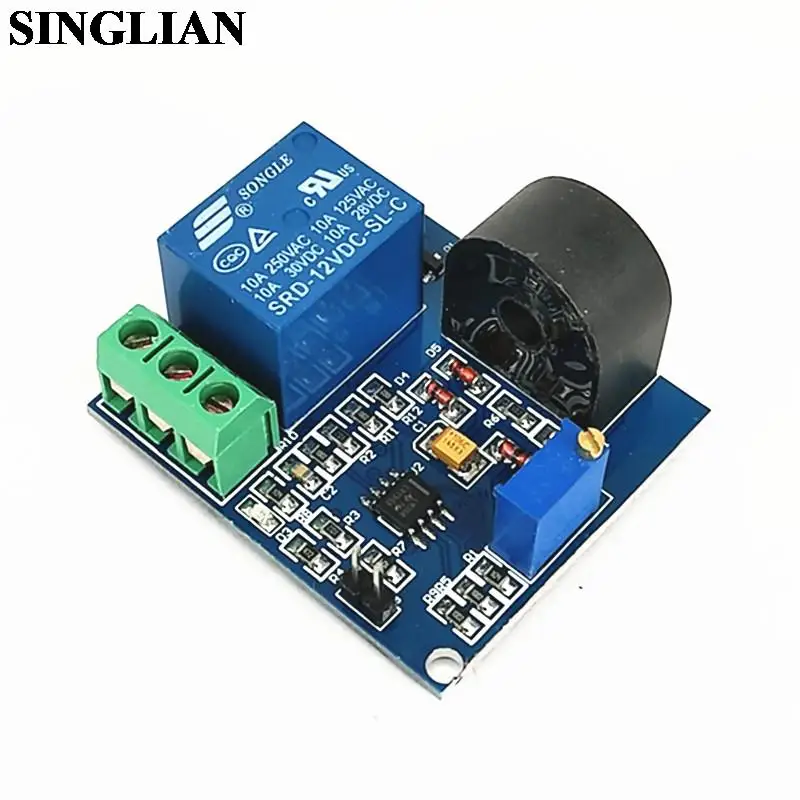 Релейный модуль 12 В 5 А датчика защиты от перегрузки по току датчик обнаружения