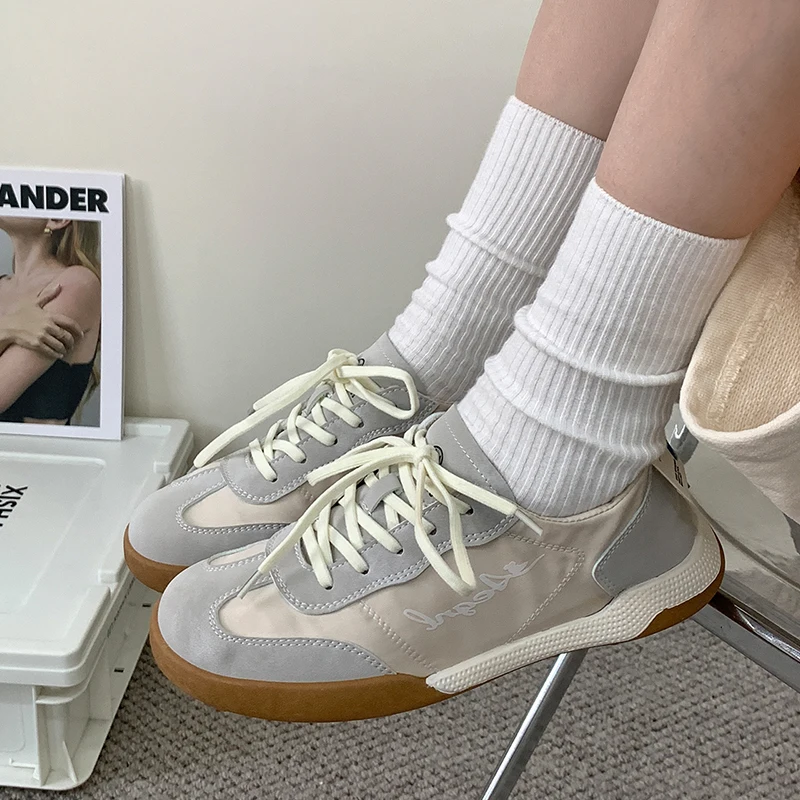 Agan shoes female new ballet de training shoes summer lightweight sports shoes female casual paired breathable lazy shoes