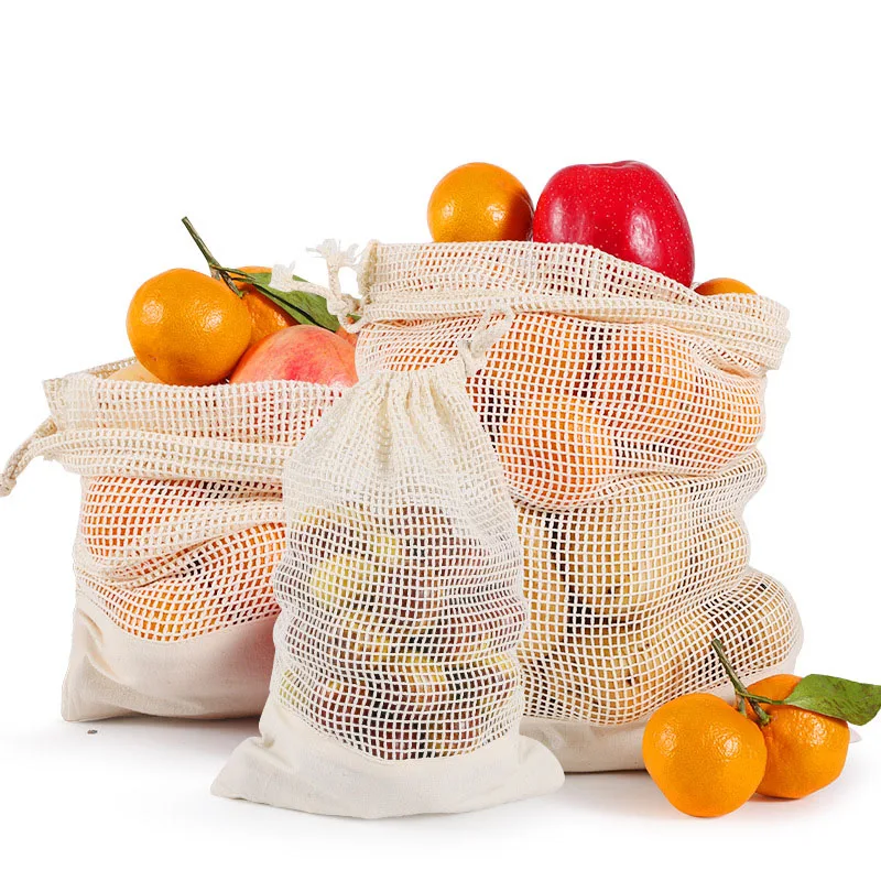 

Fruit And Vegetables Mesh Resealable Bag Organizer For Pulls Kitchen Items Storage And Organization Handbags Woven Grocery Bag