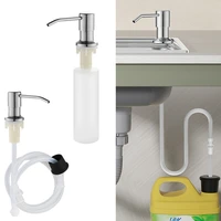 shampoo cleanser pump soap dispenser extension tube kit replacement for toilet sink metal under deck mounted bottle accessories
