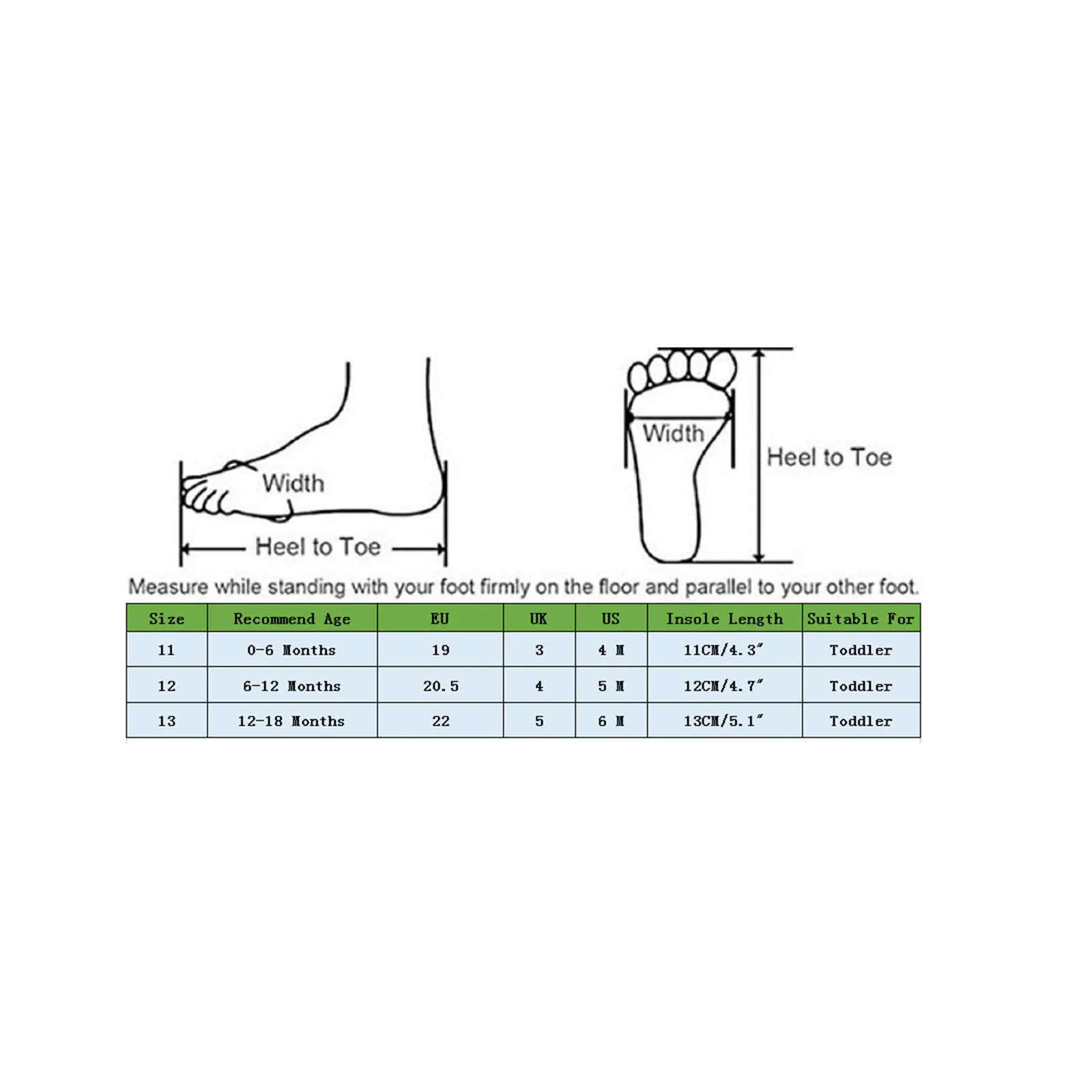 Босоножки на плоской подошве для девочек 0-18 месяцев Нескользящие сандалии