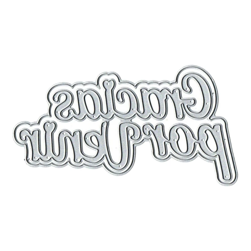 

Металлические высекальные штампы в виде букв, модель для рукоделия, модель для высечки карт, форма N84C