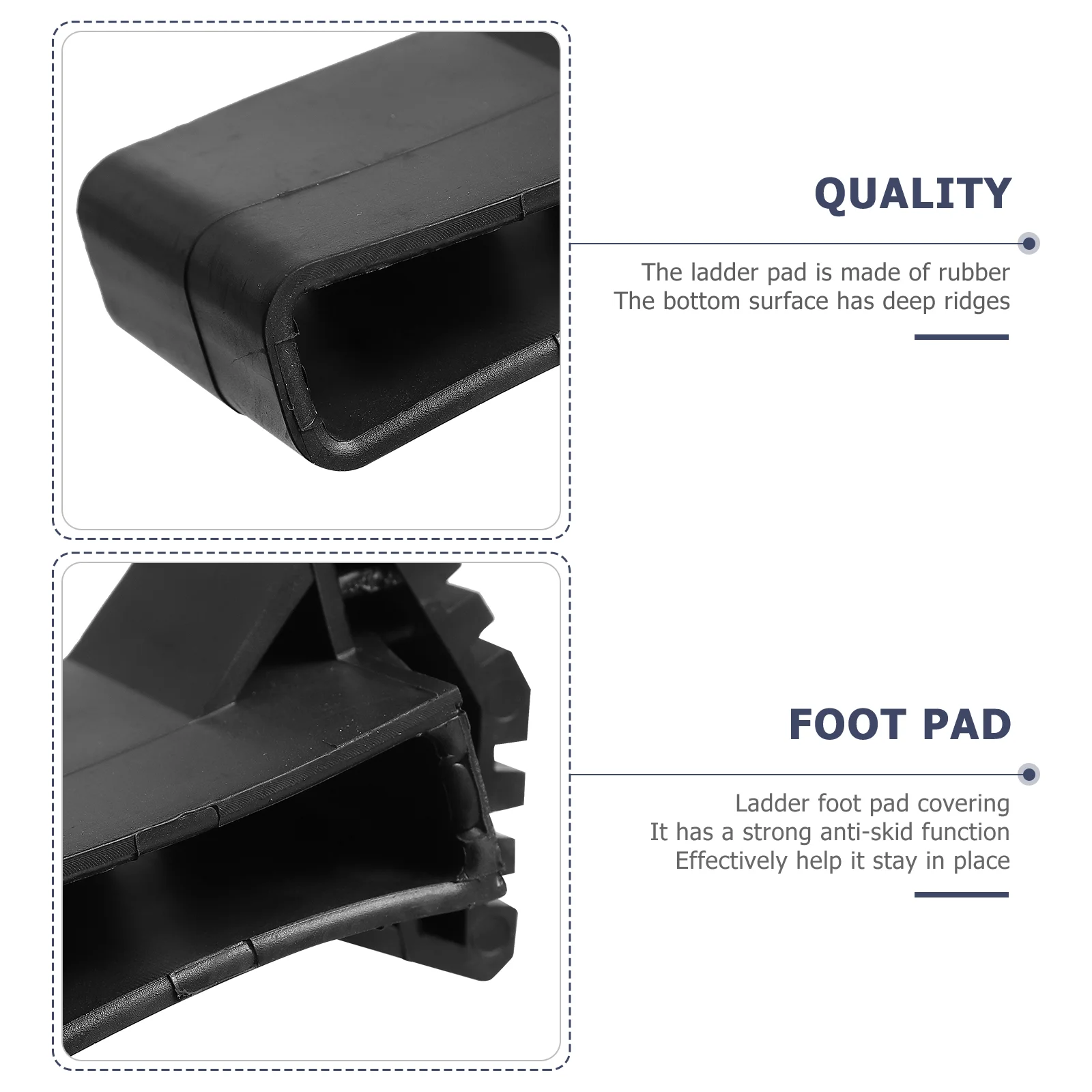 

4pcs Ladder Accessory Ladder Foot Mat Ladder Foot Pad for Protection Safety Ladder