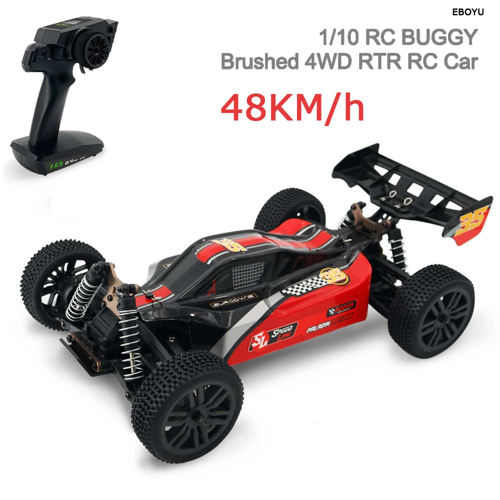 

JJRC Q126 RC Buggy Car 2.4GHz 1:10 Scale 4WD 48KM/H High Speed RC Car Remote Control Car Off Road Truck Gift Toy for Kids