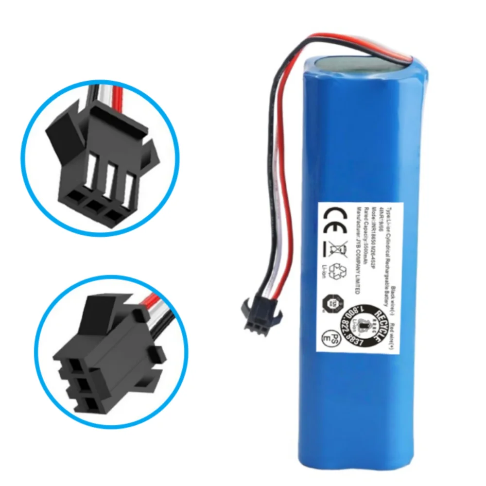 Фото Аккумулятор Li-Ion 14.4V 6500mAh для роботов-пылесосов AIRROBO T9 T10 T20, Honiture Q6 Pro, Ultenic T10, Zoozee Z50 Z70, Coredy L900, Onson J30 №2