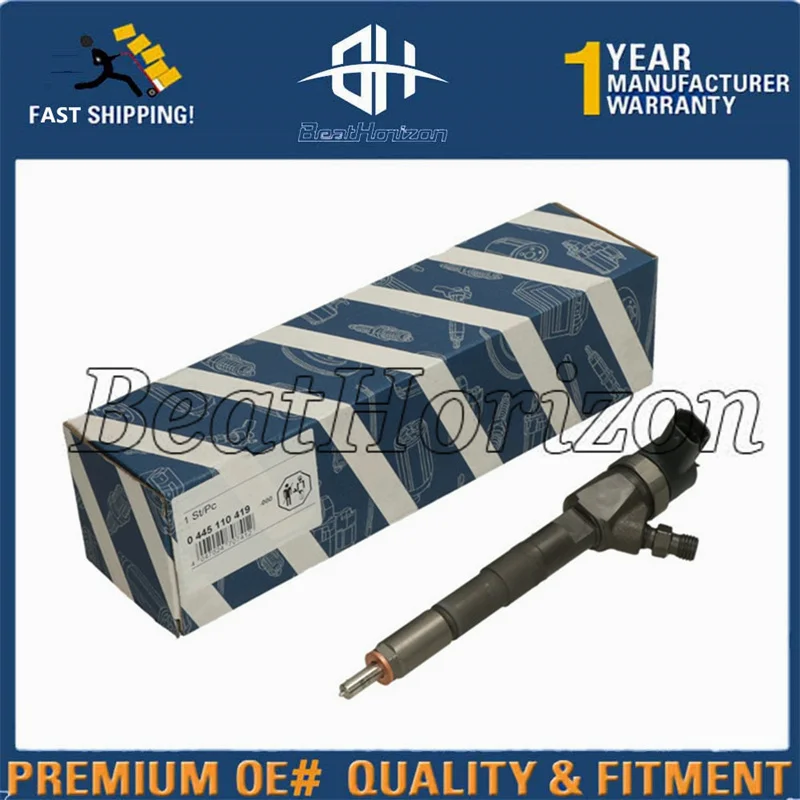 

0445110419 High Quality Common Rail Fuel Diesel Injector 0986435213 For Alfa Romeo/Fiat/Jeep/Opel/Vauxhall 55233955 552339550