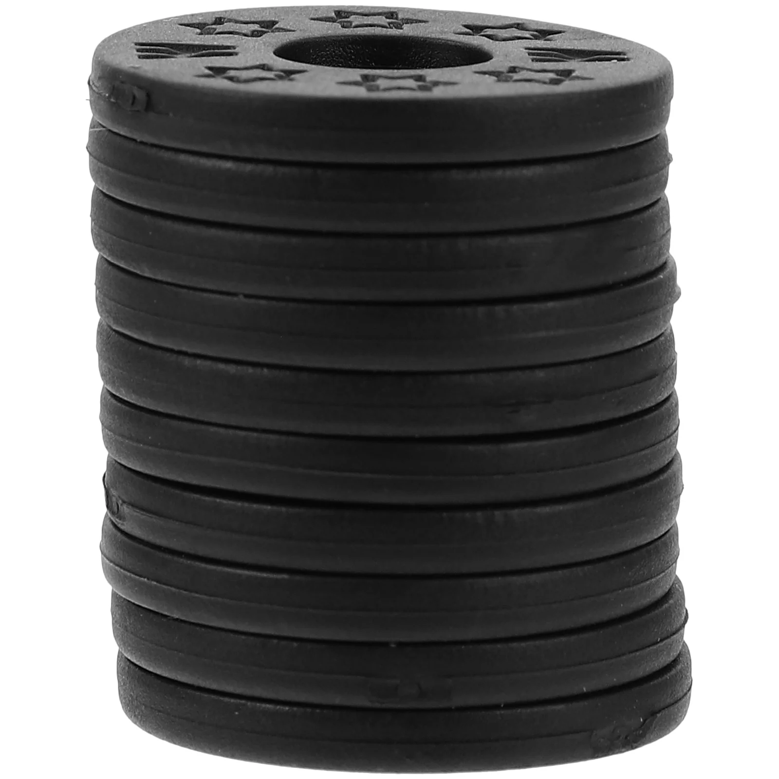 

10 Pcs Guitar Strap Pads Protectors Accessories Part Silica Gel Lock Fixing Buckles Supplies