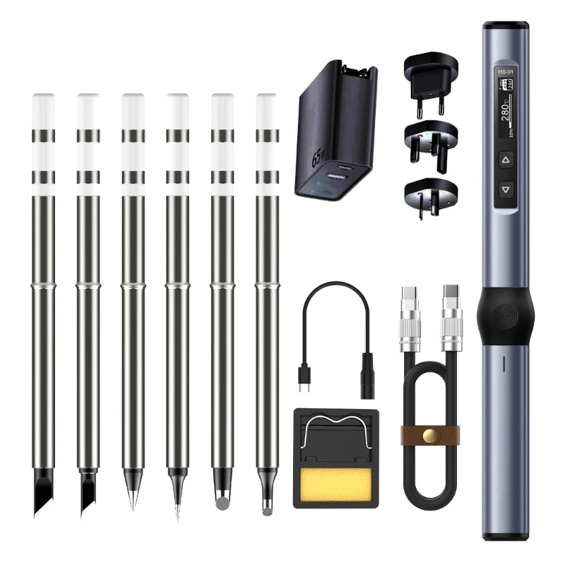 

Leader-Free Soldering Iron Tips Solder Station Fast Heat Lead-free Welding Replacement For Welding Equipment Universal 40JA