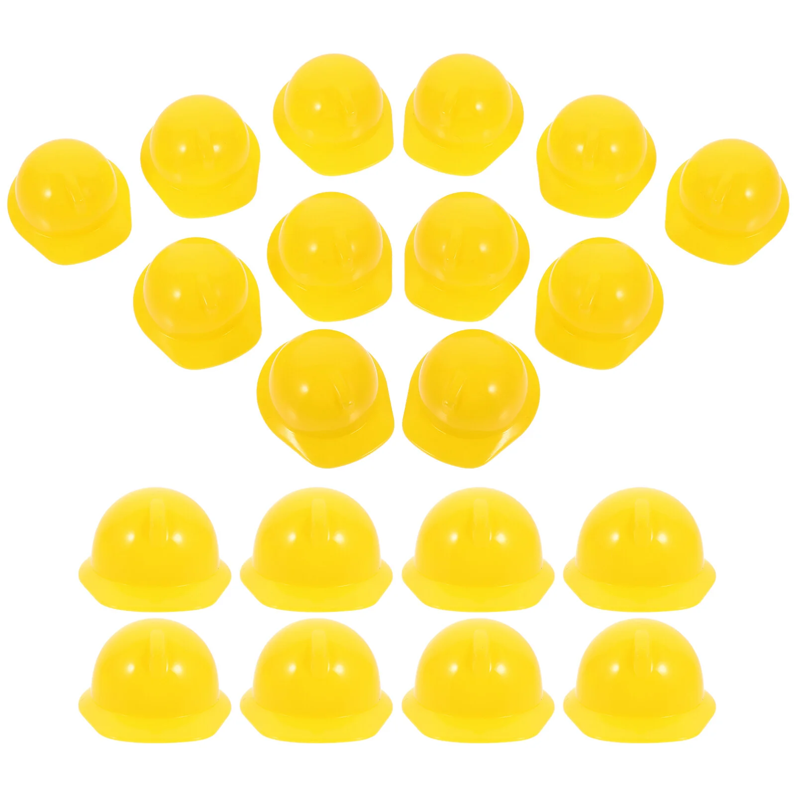 

20 Pcs Pet Bird Mini Children Toys Safety Hat Decor Plastic