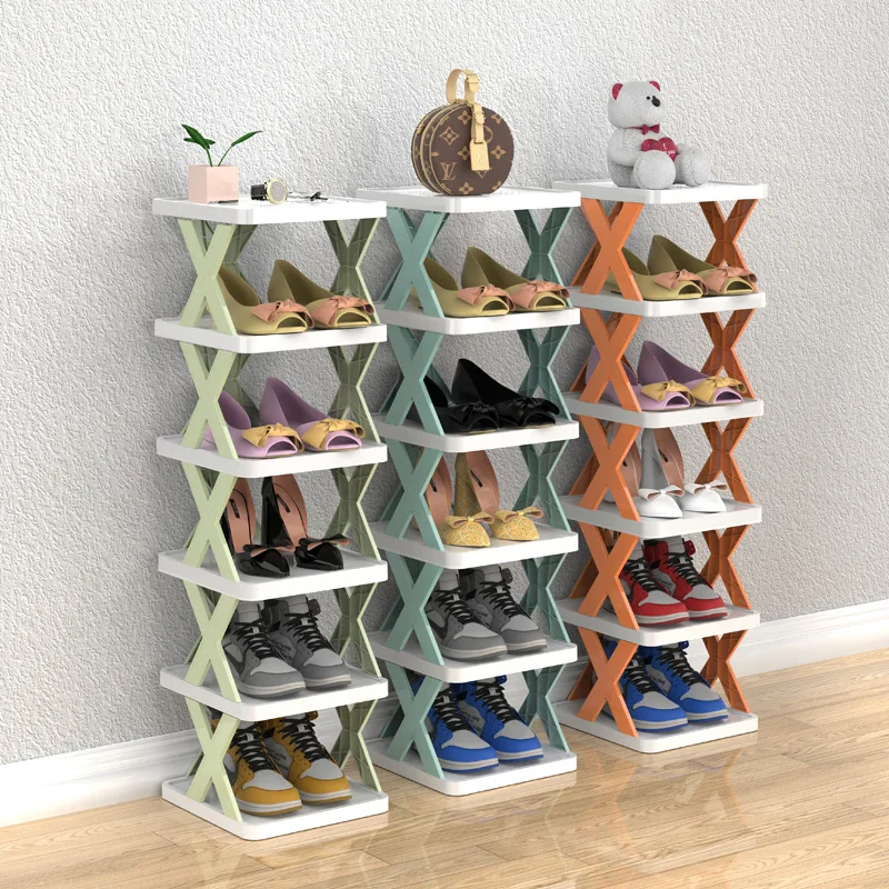 

Multi-layer Shoe Rack Storage Organizer Cupboard Shoerack Plastic DIY Assembly Bedroom Cabinets Shoe-shelf