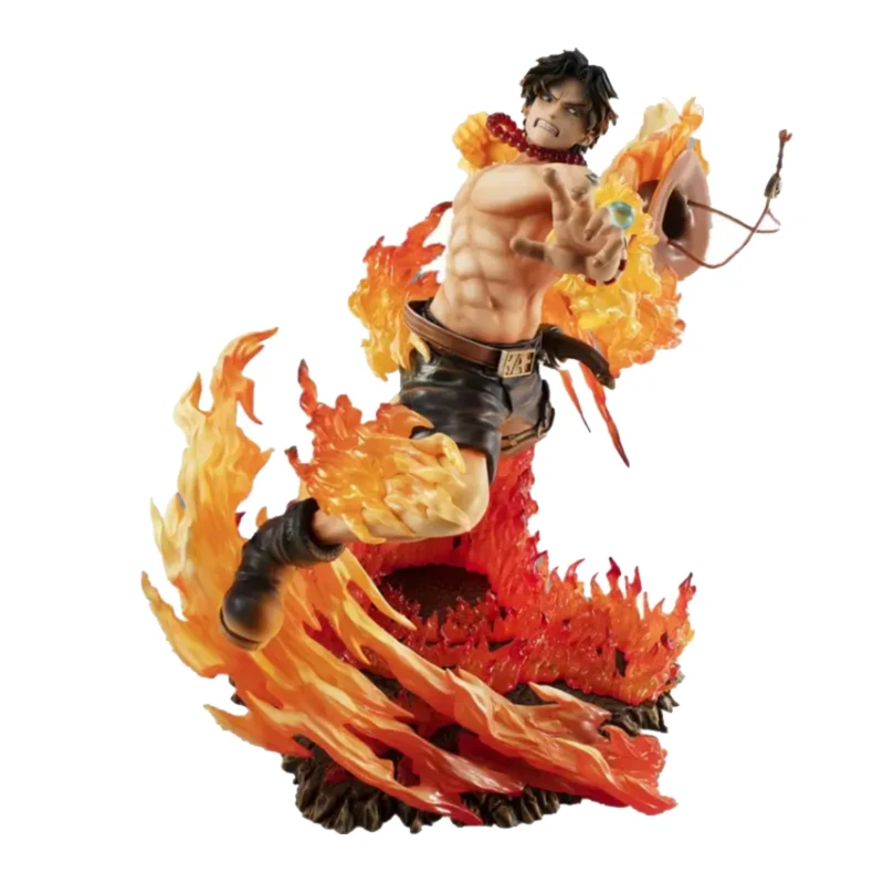 

Экшн-фигурка Амин One Piece POP Portgas D Ace из ПВХ, 23 см, максимальная 15-я годовщина, специальная статуя Editi GK, Коллекционная модель, игрушки