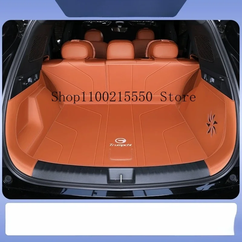 

Аксессуары для GAC Trumpchi S7 2025 2026, коврики для багажника автомобиля, подкладка для багажника, кожаный коврик для багажника, защитный коврик для пола