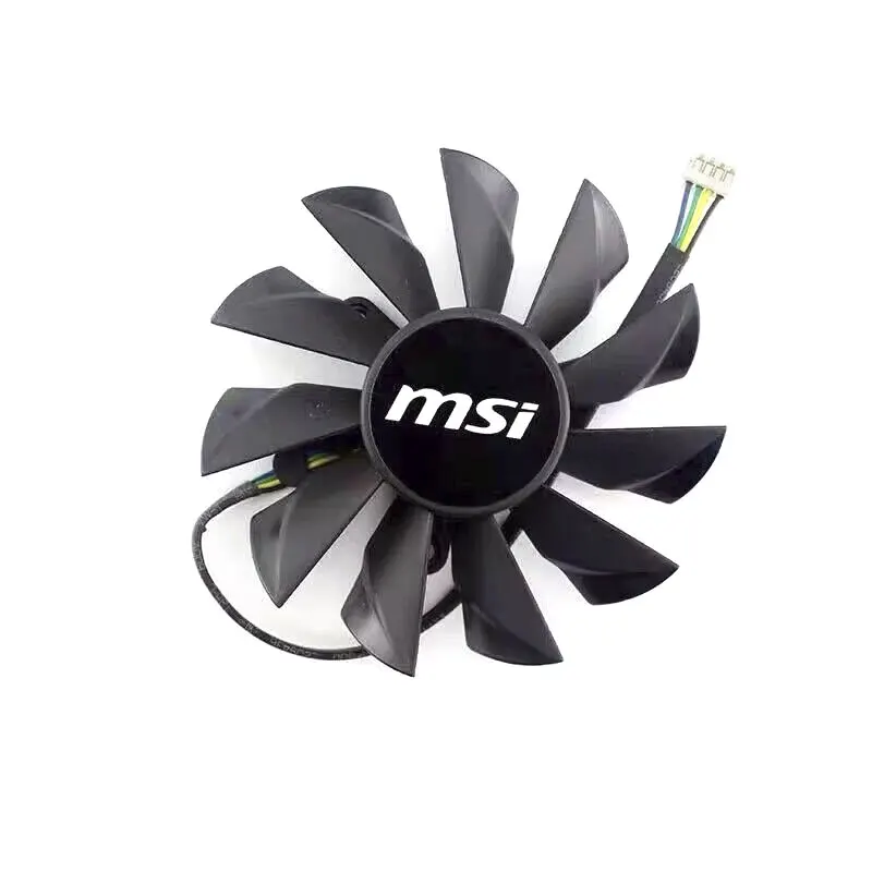 Оригинальный 4-контактный охлаждающий вентилятор для видеокарты MSI N550GTX-TI N650 R7 250 N450 R6770