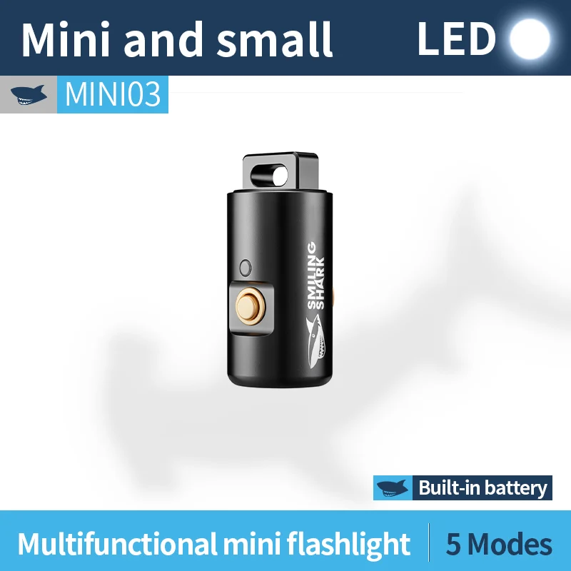 

SMILINGSHARK Супер Мини-фонарик С Магнитной Зарядкой, Светодиодный Аварийный Светильник