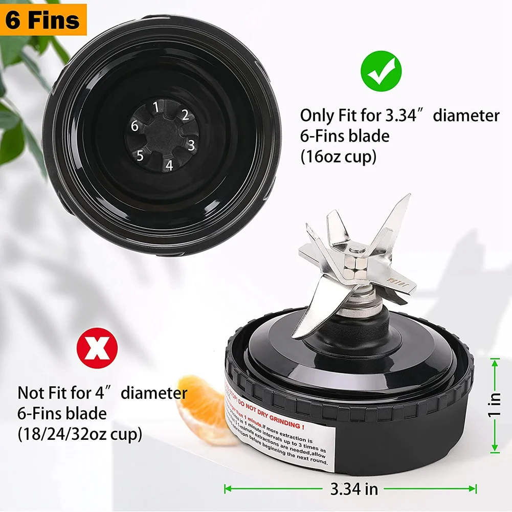 Чашки и лопасти блендера 16 унций в сборе запасные части для Ninja BL770 BL771 BL772 BL740 BL780