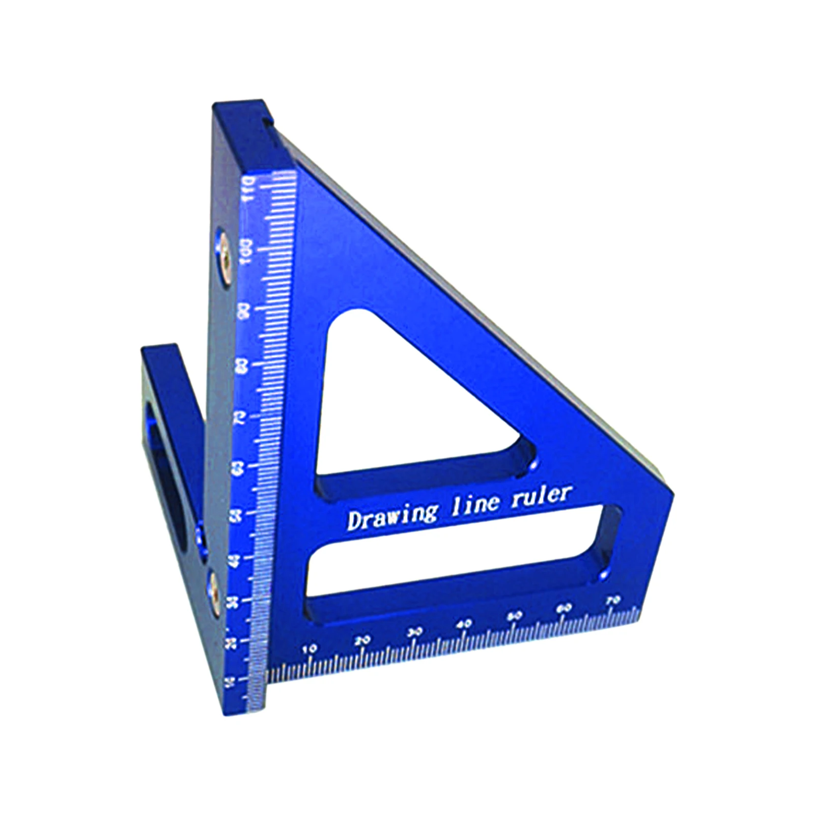 

Square Protractor Wood Working Gauge Portable High Accuracy Aluminum Alloy Triangle Ruler 45 90 Degree Angle Professional