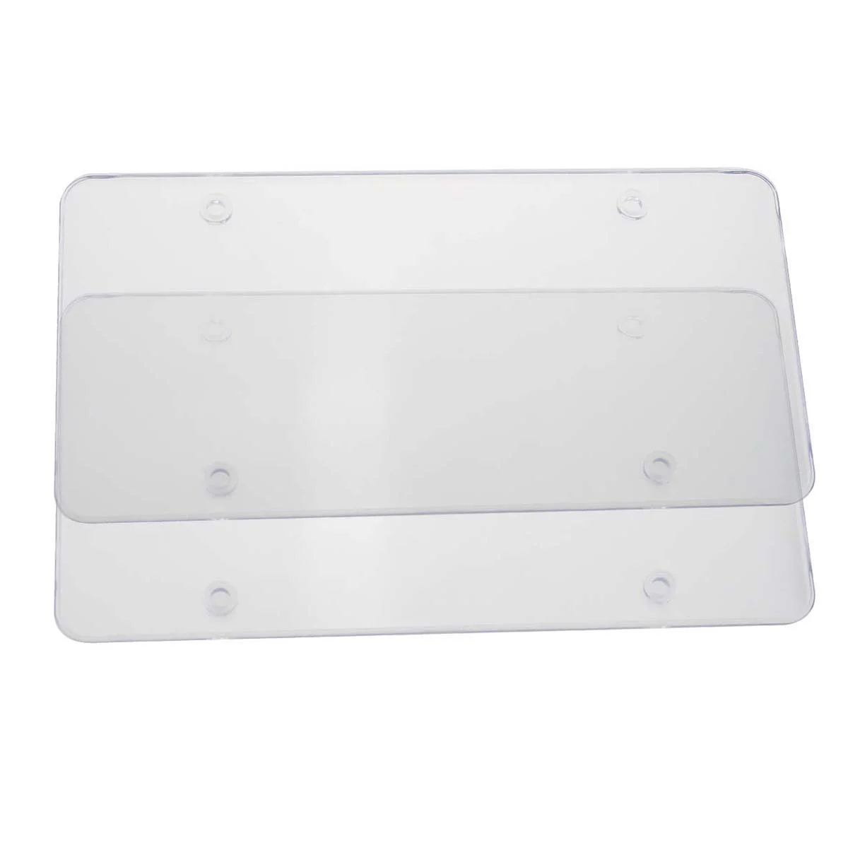 

2pcs Transparent License Cover Plate License Protector Frame Bubble for Car