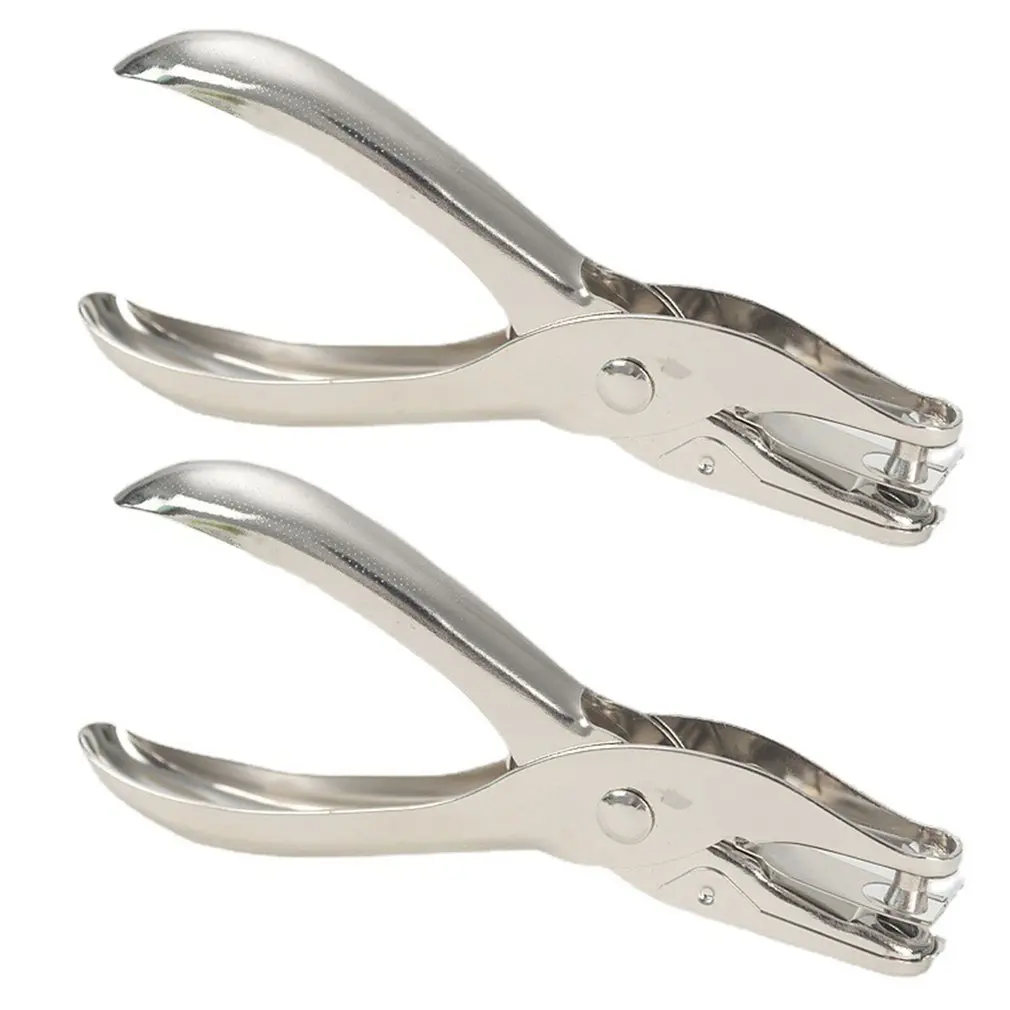 Дырокол с одним отверстием хромированный металлический Перфоратор несколькими