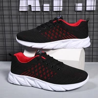 light running shoes men trendy casual designer shoes lace up increase fly weaving fashion sneakers wholesale