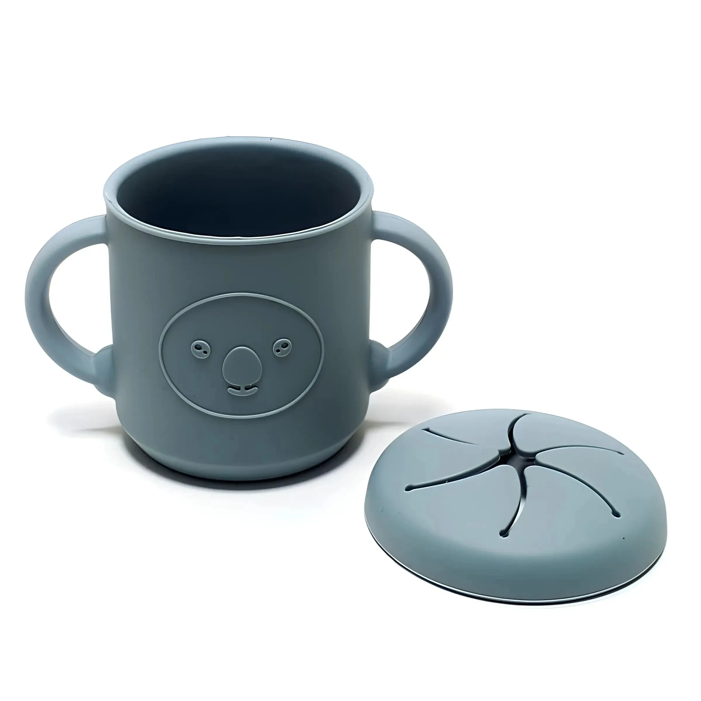 Набор силиконовой посуды для детских тренировок еды мисок вилок ложек шлифовки