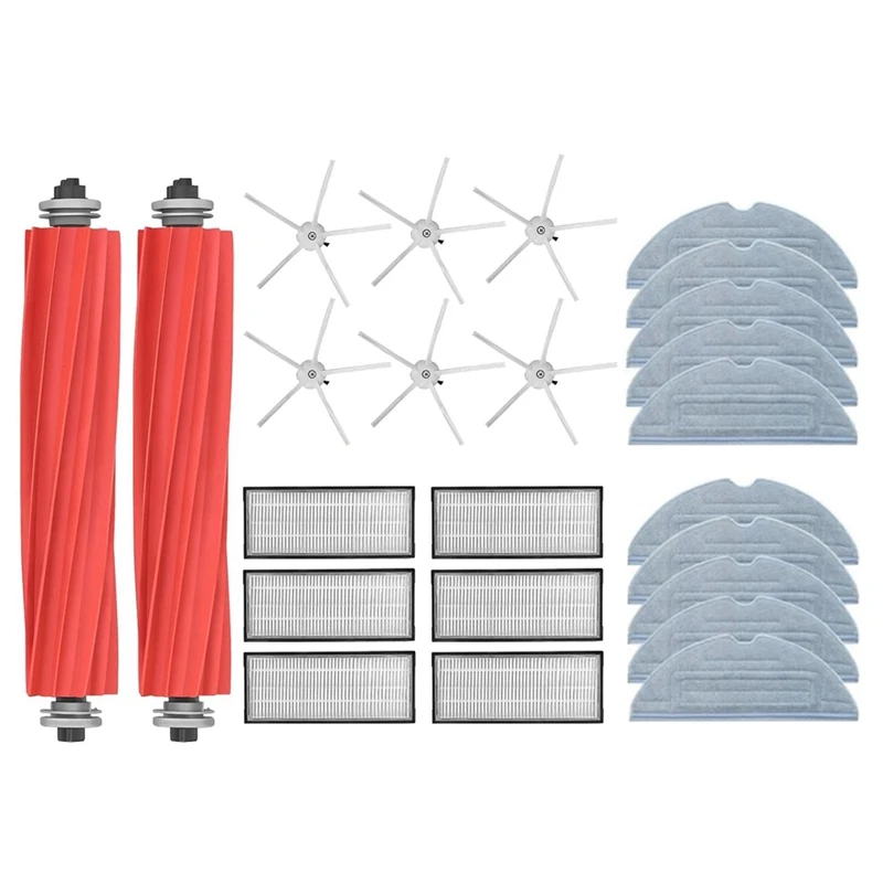 

Hot TOD-Brush Hepa Filter Mop Pads For Roborock G10 S7 T7S T7plus Vacuum Cleaner Replacement Parts Accessories