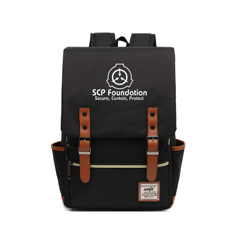 

SCP Secure Contain Protect Backpack Boys Girls School Bag Teenager laptop Bag Women Men Backpacks Casual Travel Rucksack Mochila