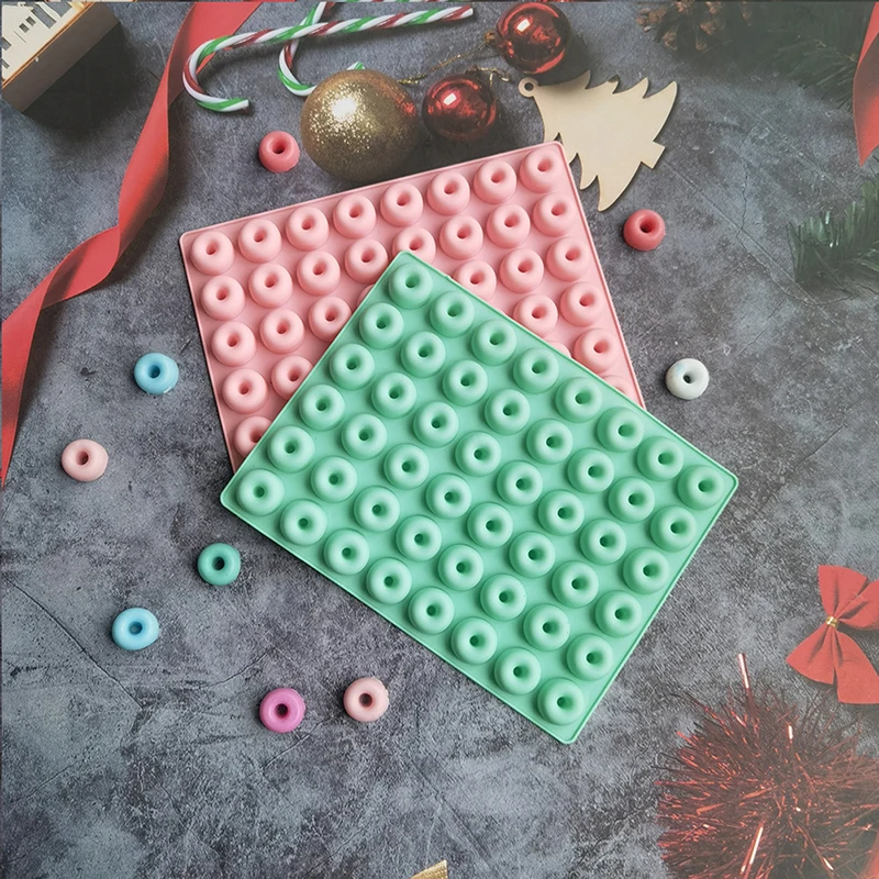 

Mini Doughnut Pan Mold 48 Cavity Small Silicone Donut Mold Muffin For Baking Tray moulds Make Donut Cake Biscuit Bagels