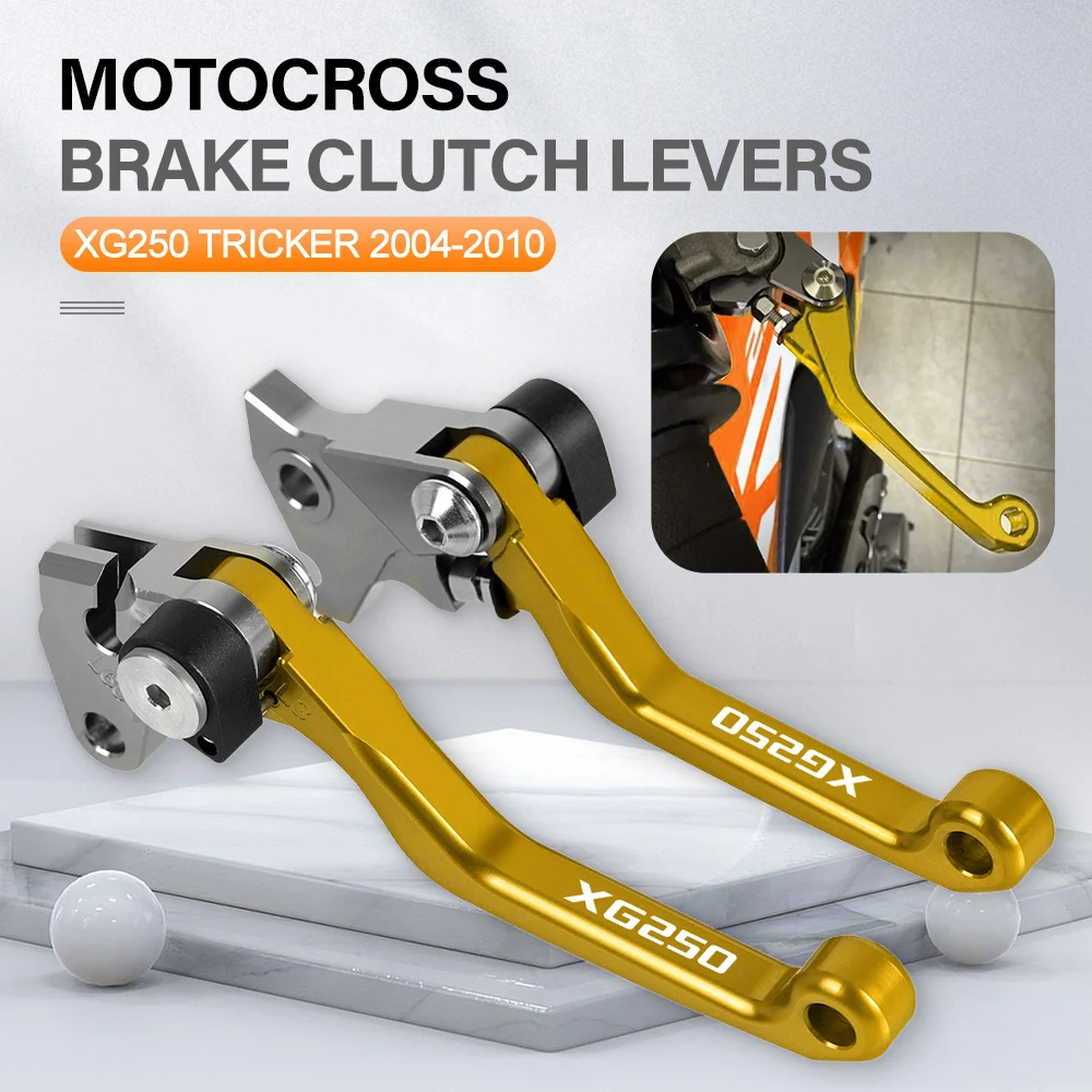 

Pivot Brake Clutch Levers For YAMAHA XG250 TRICKER 2004-2010 2009 2008 2007 2006 Motorcycle Accessories Dirt Bike Handle Lever