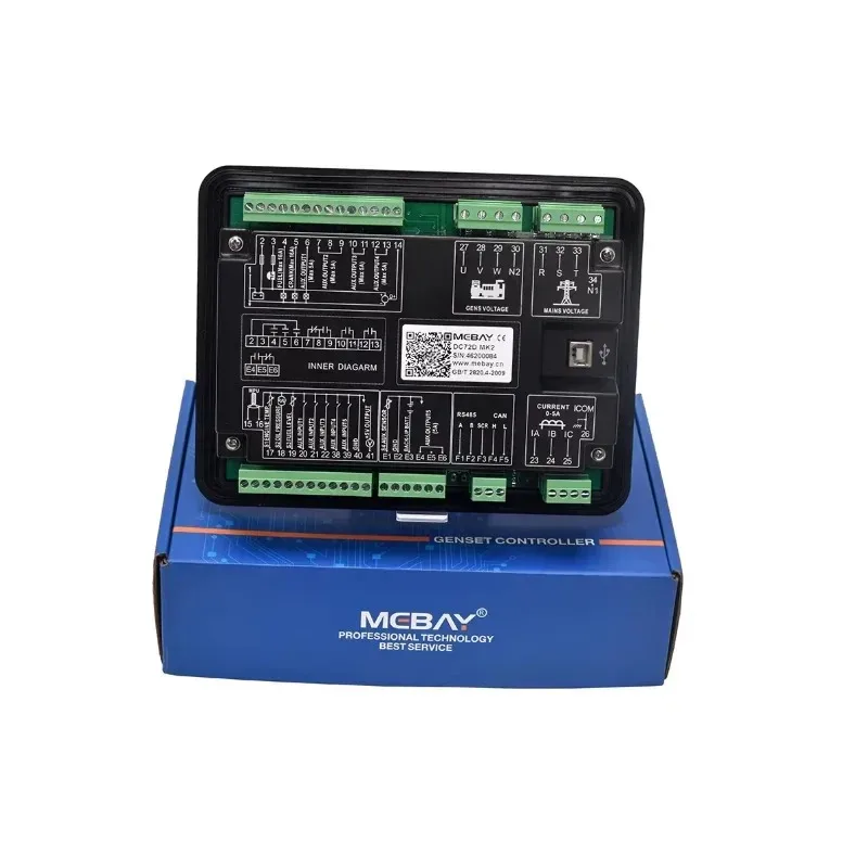 Самозапускающаяся ЖК-панель управления Mebay DC70D DC72D DC70DR DC72DR MK2 Дизельный набор Запасные части Контроллер генератора (art.: 3920d403f643a) - 3920d403f643a