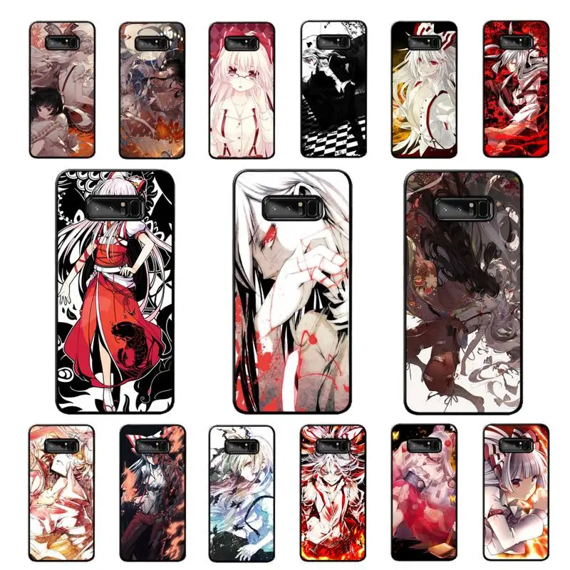 MaiYaCa Fujiwara No Mokou Phone Case for Samsung Note 5 7 8 9 10 20 pro plus lite ultra A21 12 02