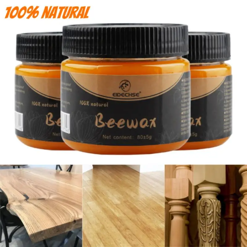 

Восковая полировальная машинка, 80 г, восковая машинка для полировки мебели из цельной древесины, восковая машинка для полировки мебели, водонепроницаемая Машинка для ухода за мебелью, пчелиный воск 2023