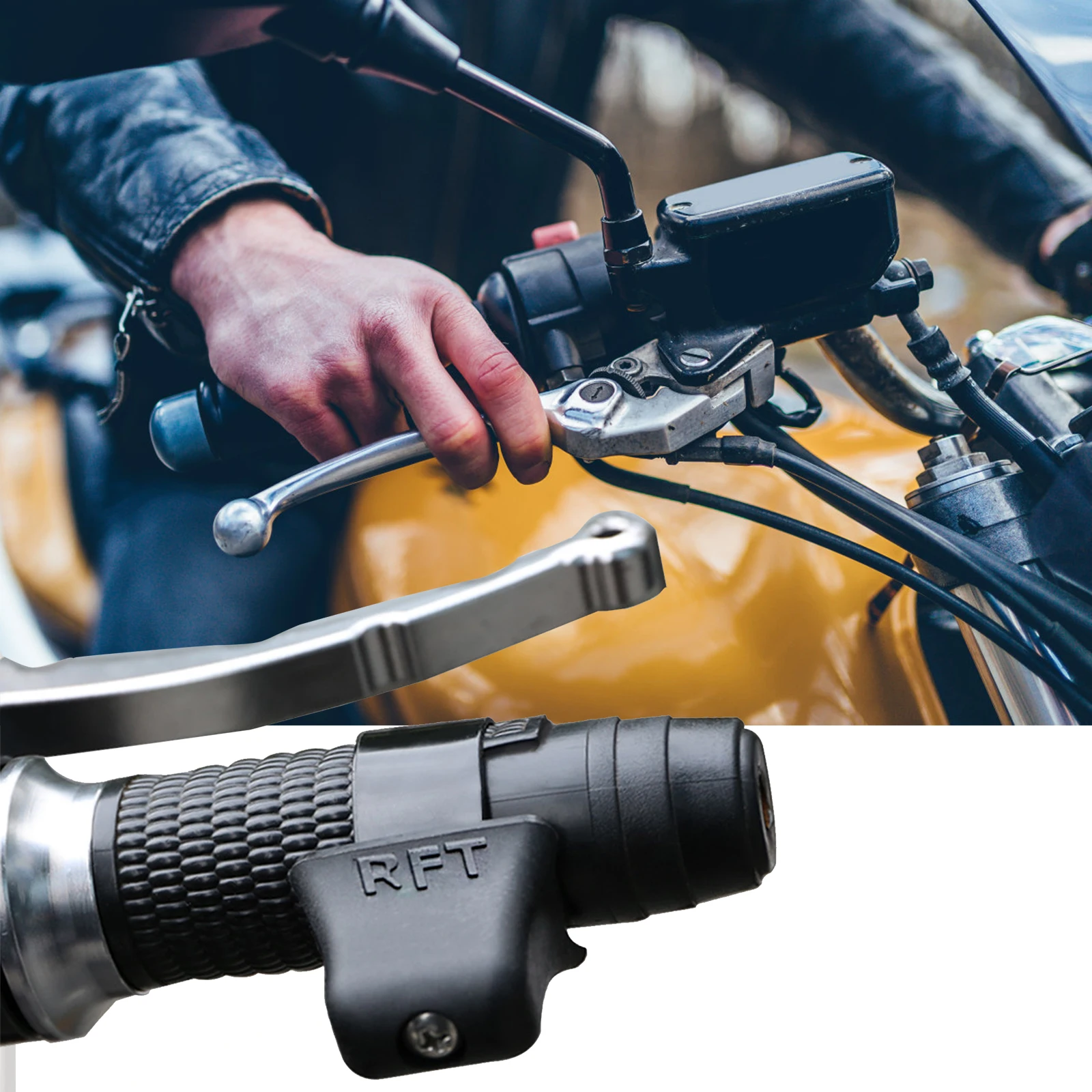 

Motorcycle Throlette Holder Cruise Assist Control Wrist Rest Accelerator Booster Non-Slip Electric Scooter less 34mm Handlebar