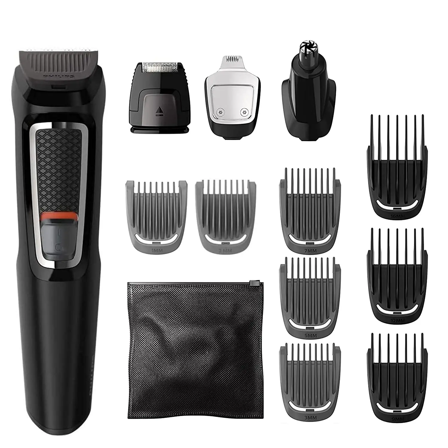 

Norelco Multi Groom Face & Hair Trimmer, 15 Attachments MG3910/40
