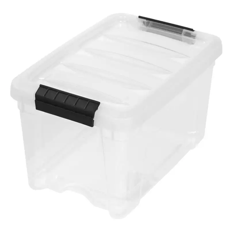 

12 Qt Plastic Storage Box with Latches Drawer organizers Organizador Storage organizer Storage bins with lids Boxes Organizers s