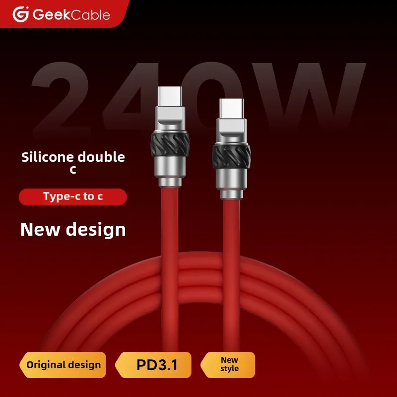 GeekBable Extreme Shark Ручной работы Ноутбук Android Телефон Type-C Зарядка PD3.1 Кабель для