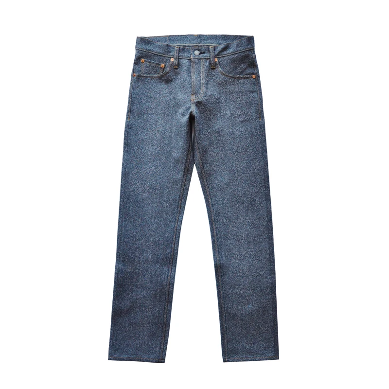 Sauce Zhan  Mens Jeans salt and papper Jeans for Men Sanforized Selvedge Denim Overalls Jeans Straight Fit 15.5 Oz