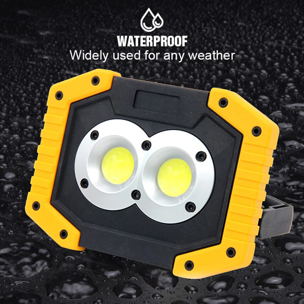 

Portable COB LED Flood Multifunctional with Handle Camping Lamp Dimmable Handheld Lantern Waterproof Cover for Outdoor Equipment