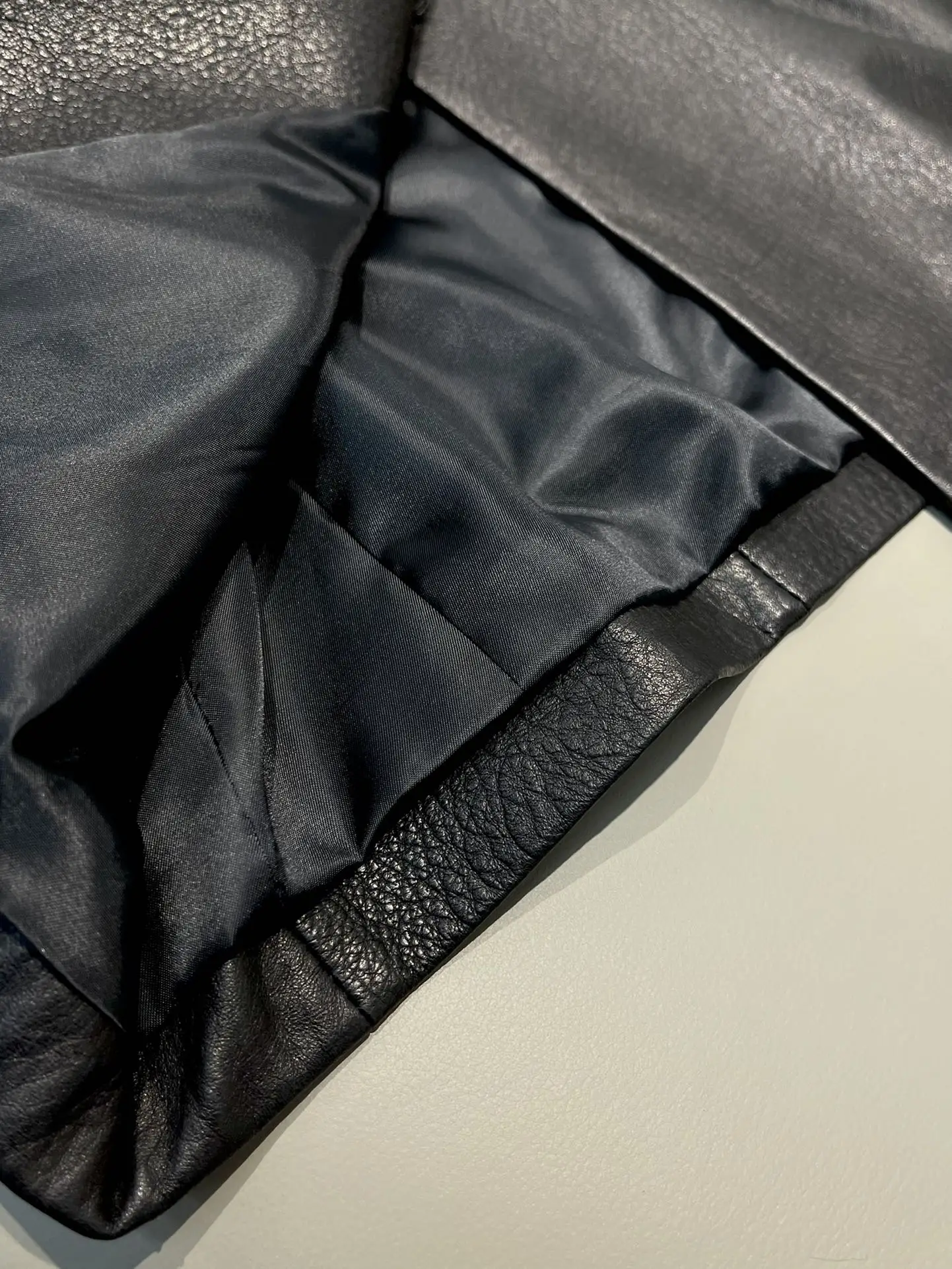 2022 Hot Sale Long Leather Jacket Top Quality Sheepskin Fashion Unisex Basics Coat Fast Delivery